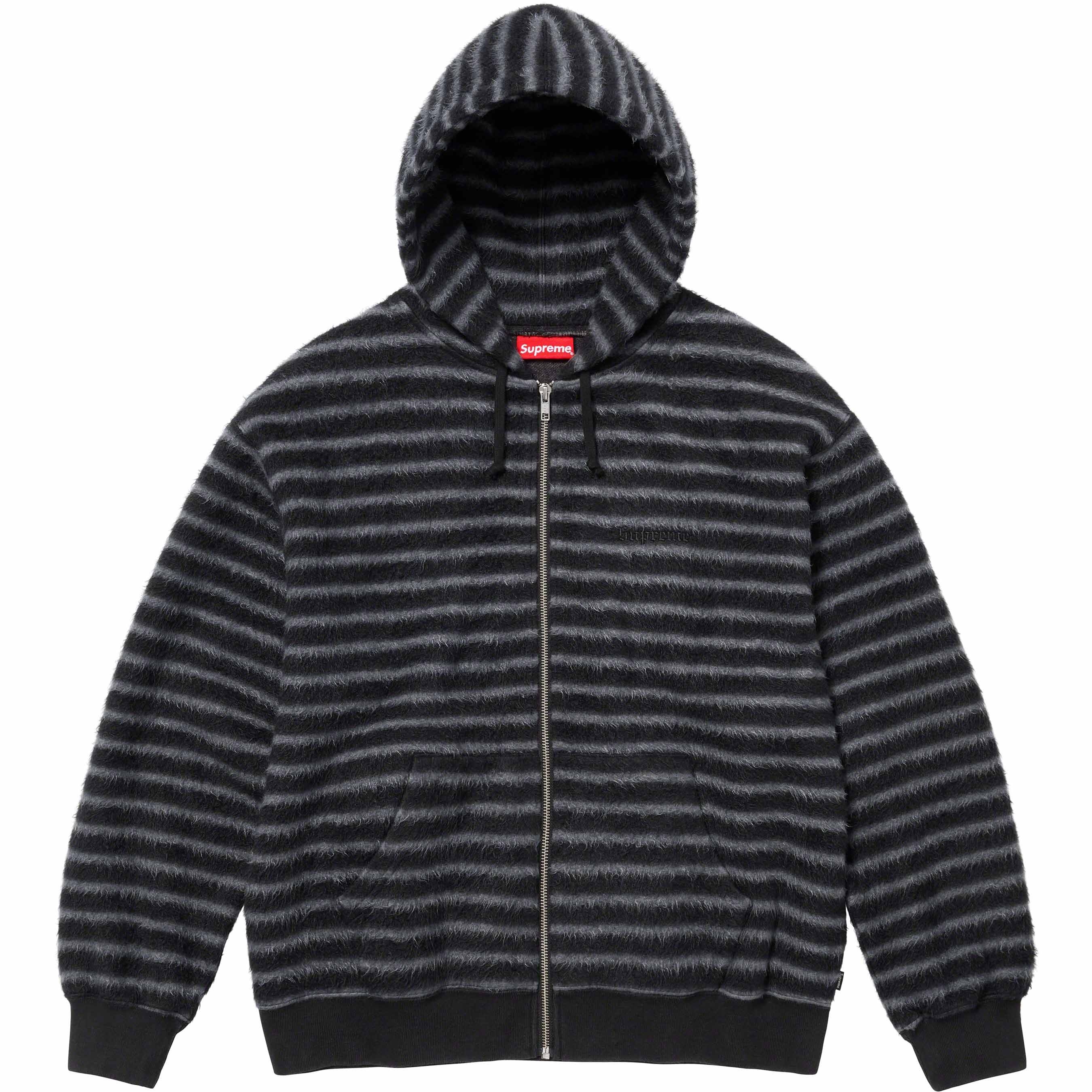 Brushed Zip Up Hooded Sweatshirt view 8